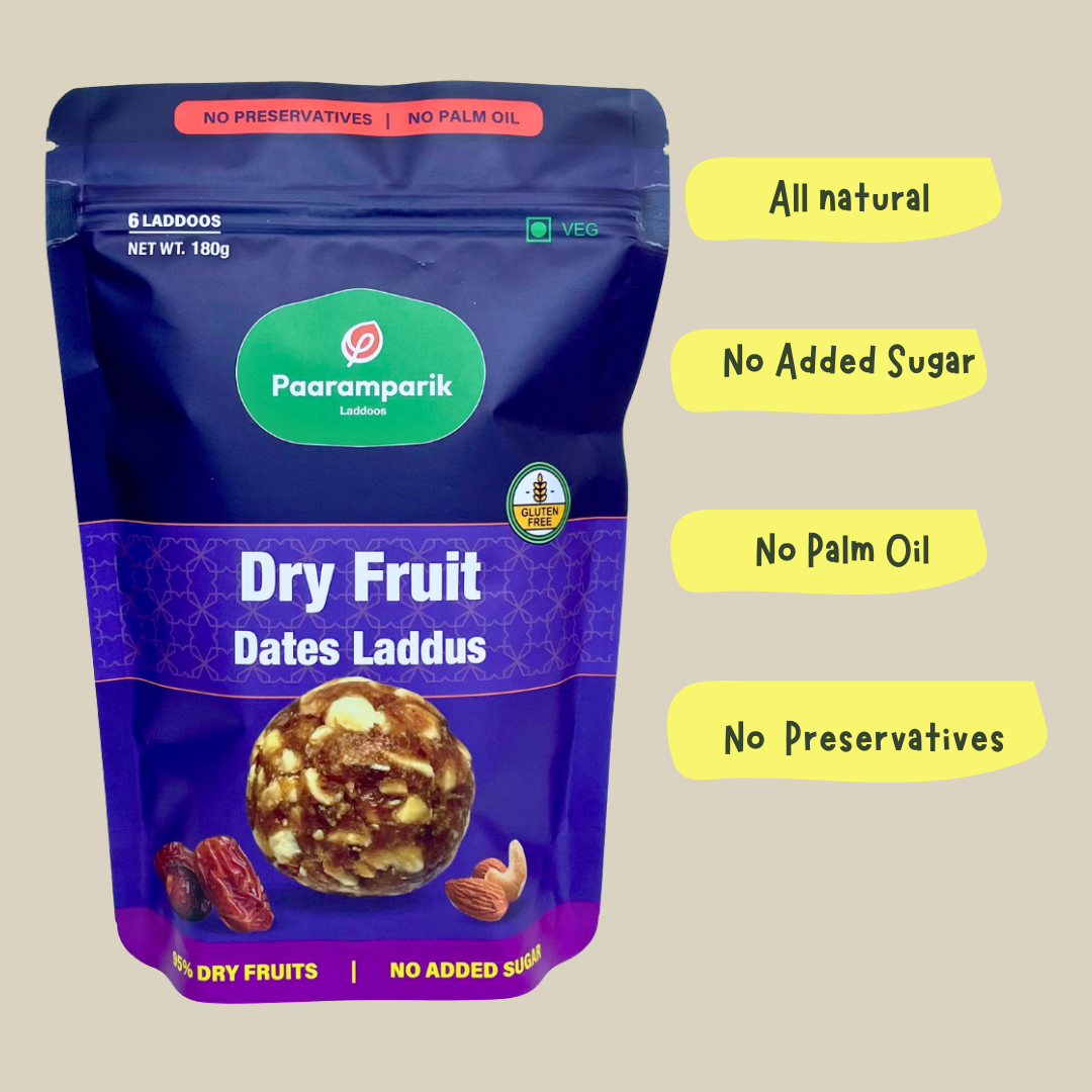 Dry Fruits Dates Laddu Sugar Free