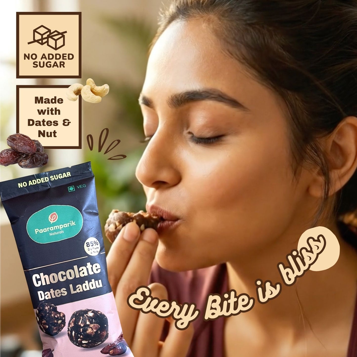 Dry Fruit Laddu Assorted Box – No added Sugar, 5 Flavour