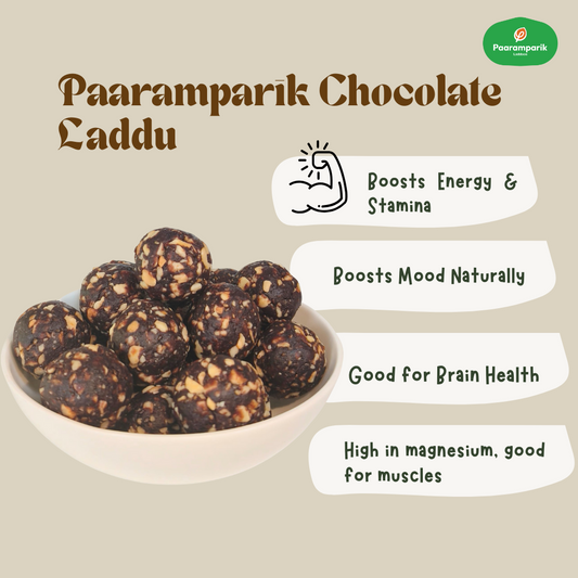 Chocolate Laddu with Dates Sugar Free