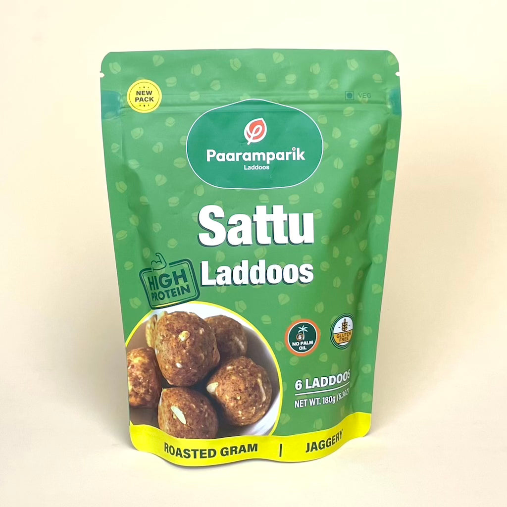 Sattu Laddu with Cashew & Jaggery