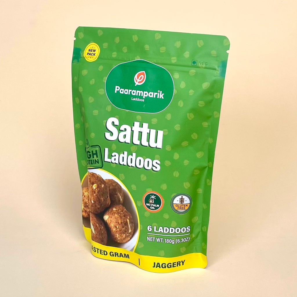 Sattu Laddu with Cashew & Jaggery