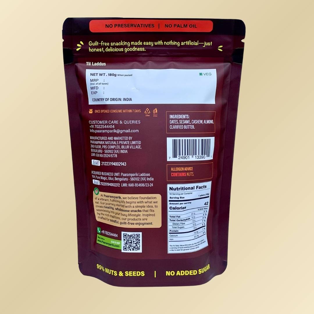 Til ke Laddu Sugar Free