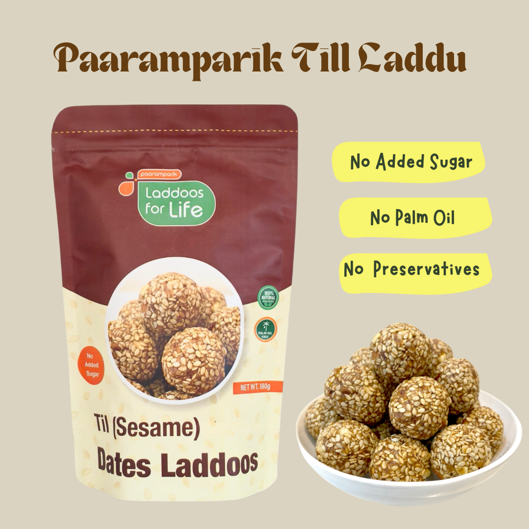 Til ke Laddu with Dates