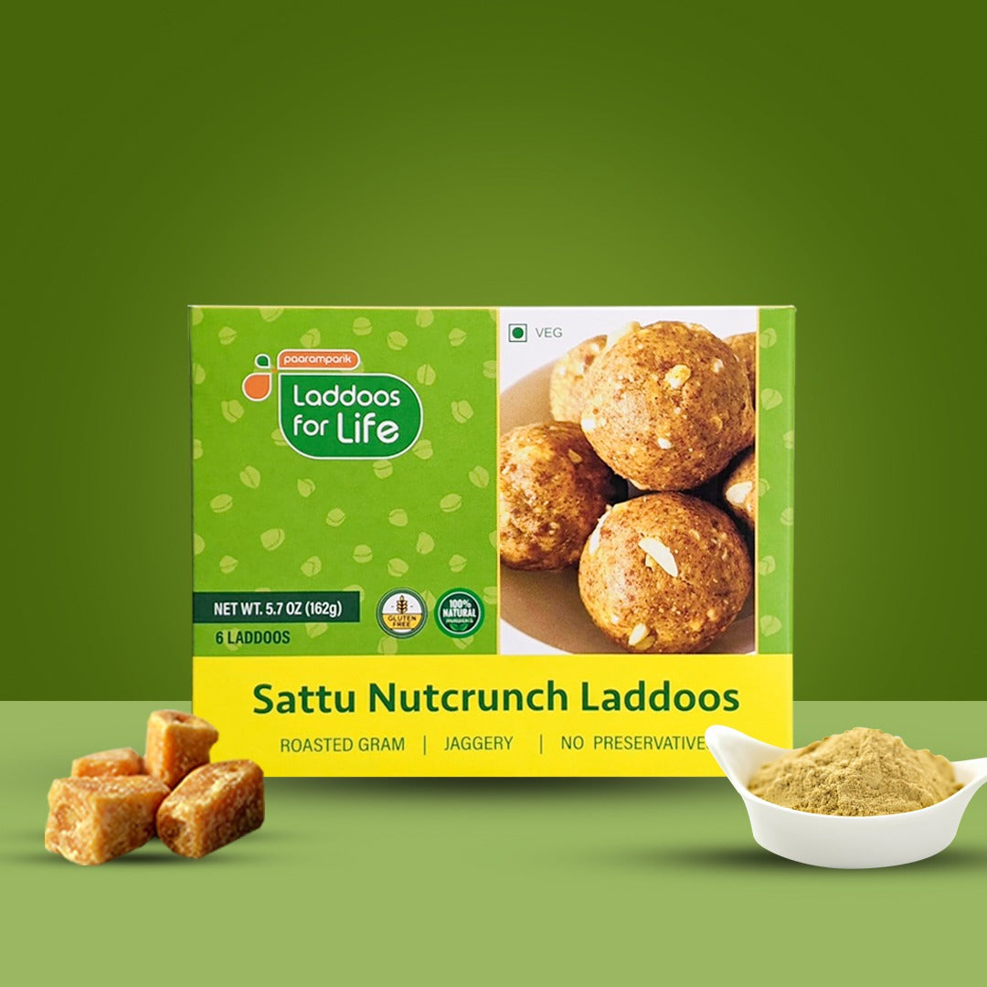 Sattu Cashew Laddu with Jaggery- 6 Pieces