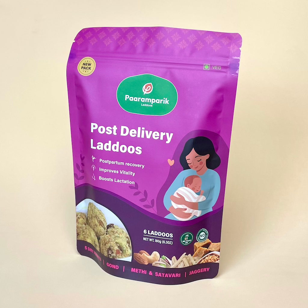 Post Delivery Gond Laddu with Dry Fruits & Jaggery