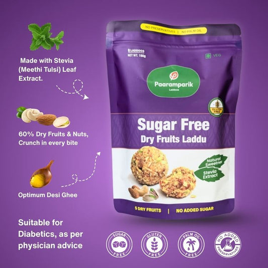 Dry Fruits Laddu Sugar Free