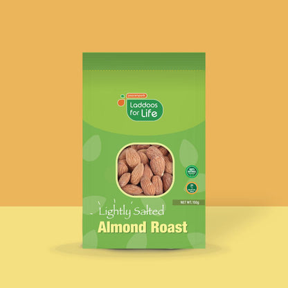 Roasted Salted Almonds – Crispy roasted almonds with a hint of salt, offering a nutritious and satisfying crunch.