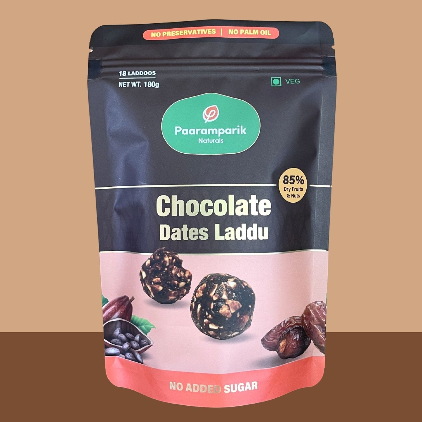 Chocolate Laddu with Dates Sugar Free
