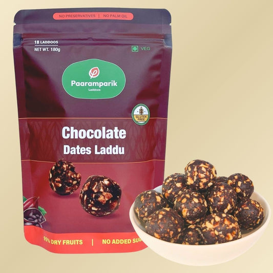 Chocolate Laddu with Dates Sugar Free