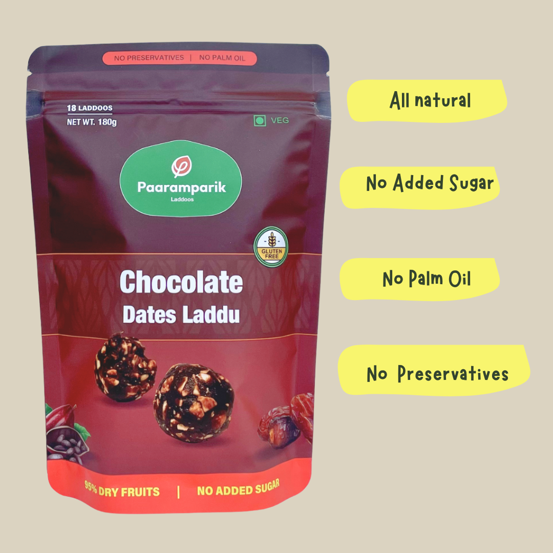 Chocolate Laddu with Dates Sugar Free