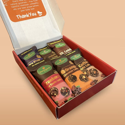 Dry Fruit Laddu Assorted Box – No added Sugar, 6 Flavour