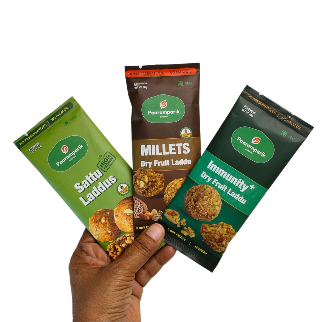 Jaggery Dry Fruit Laddu Combo Pack