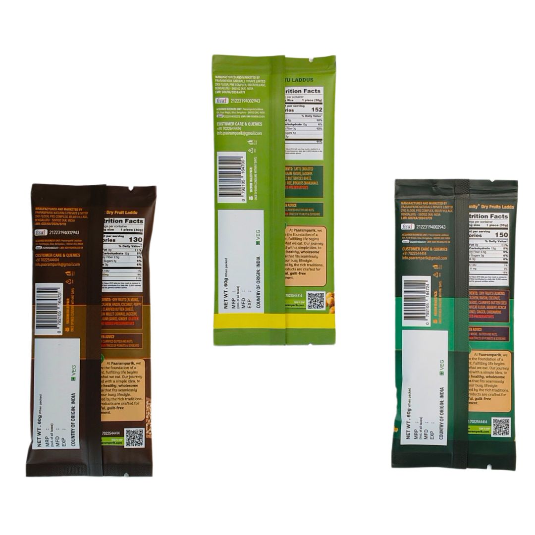 Jaggery Dry Fruit Laddu Combo Pack