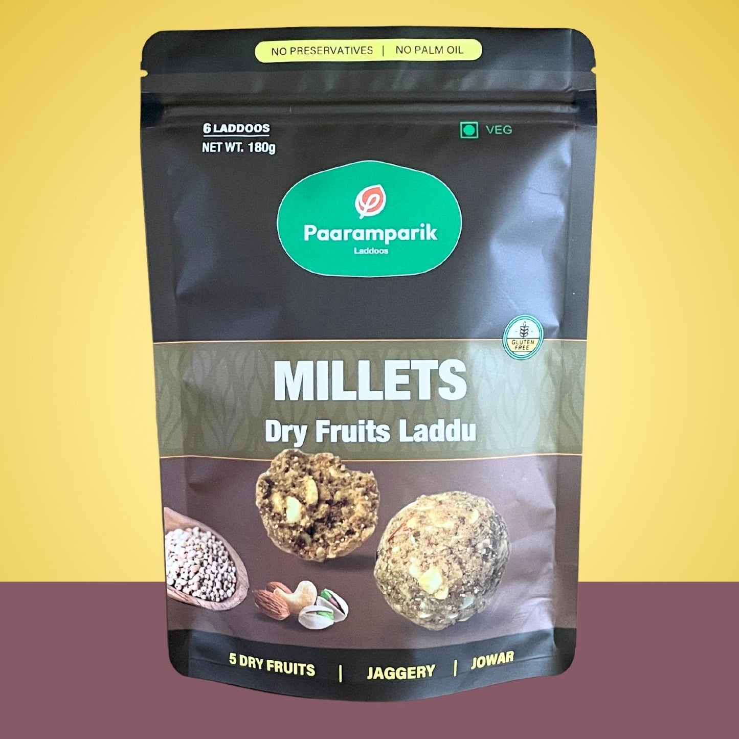 Millet Laddu with Dry Fruits