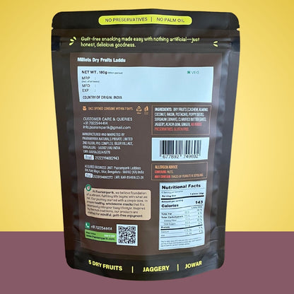 Millet Laddu with Dry Fruits