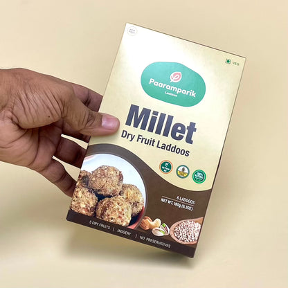 Millet Laddu with Dry Fruits