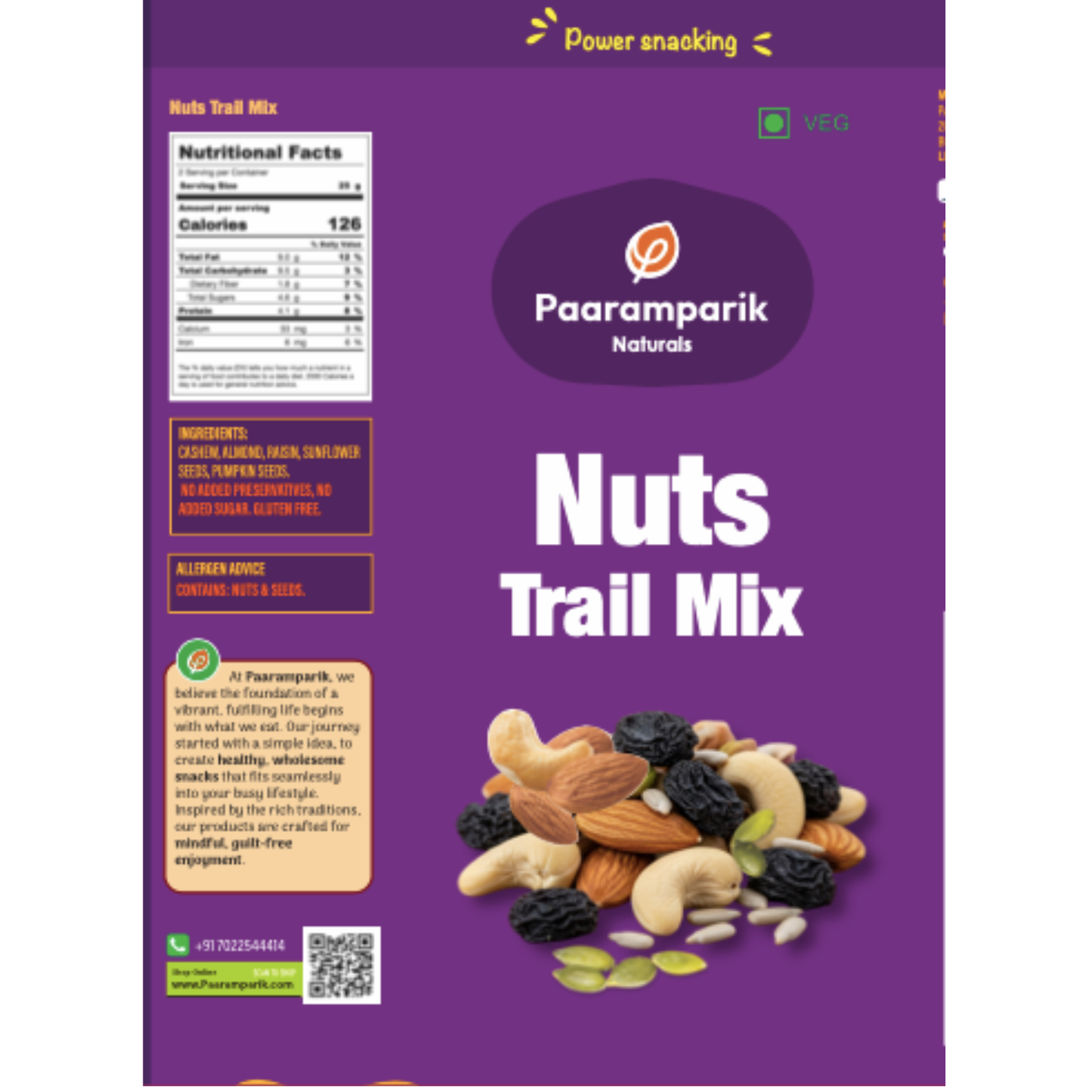 Paaramparik Diwali Gift Hamper – Chocolate Laddu, Nuts Trail, Namkeens