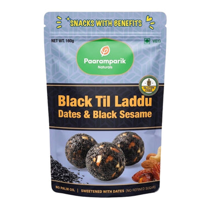 Kale Til ke Laddu Black Sesame and Dates - 150G
