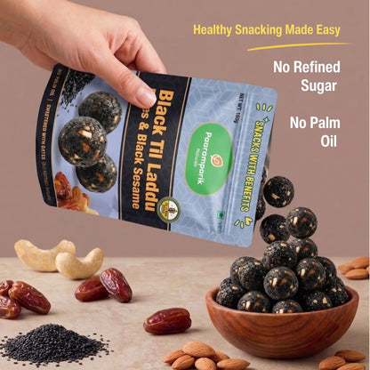 Kale Til ke Laddu Black Sesame and Dates - 150G
