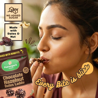 Chocolate Hazelnut Dry Fruit Dates Laddus