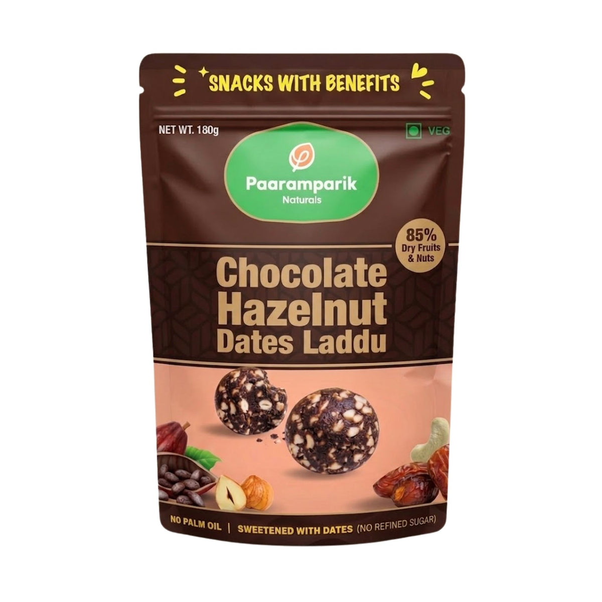 Chocolate Hazelnut Dry Fruit Dates Laddus