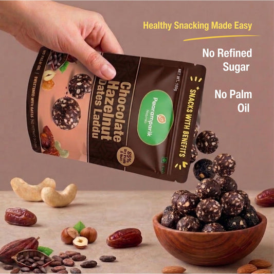 Chocolate Hazelnut Dry Fruit Dates Laddus