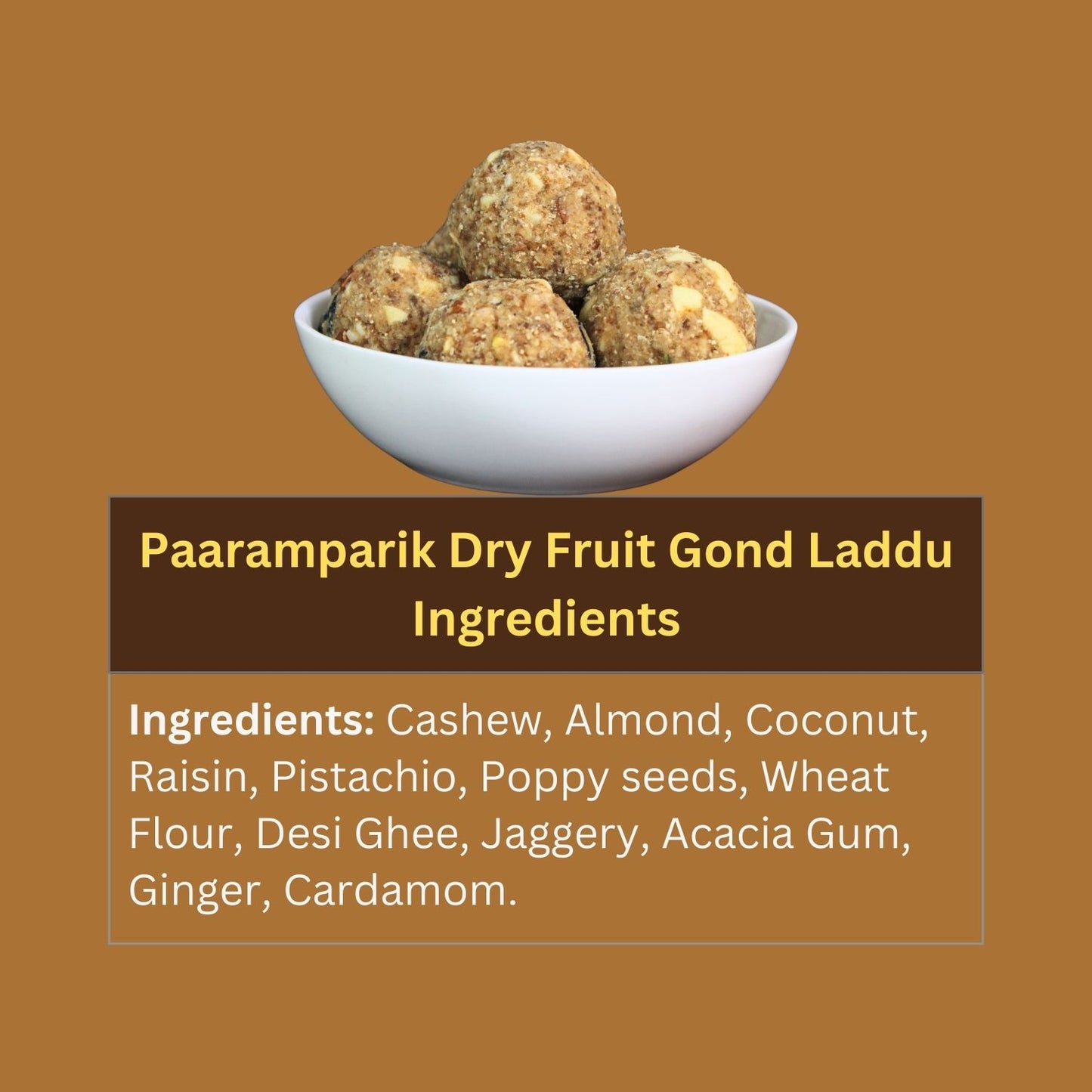 Dry Fruit Gond Laddu Delight