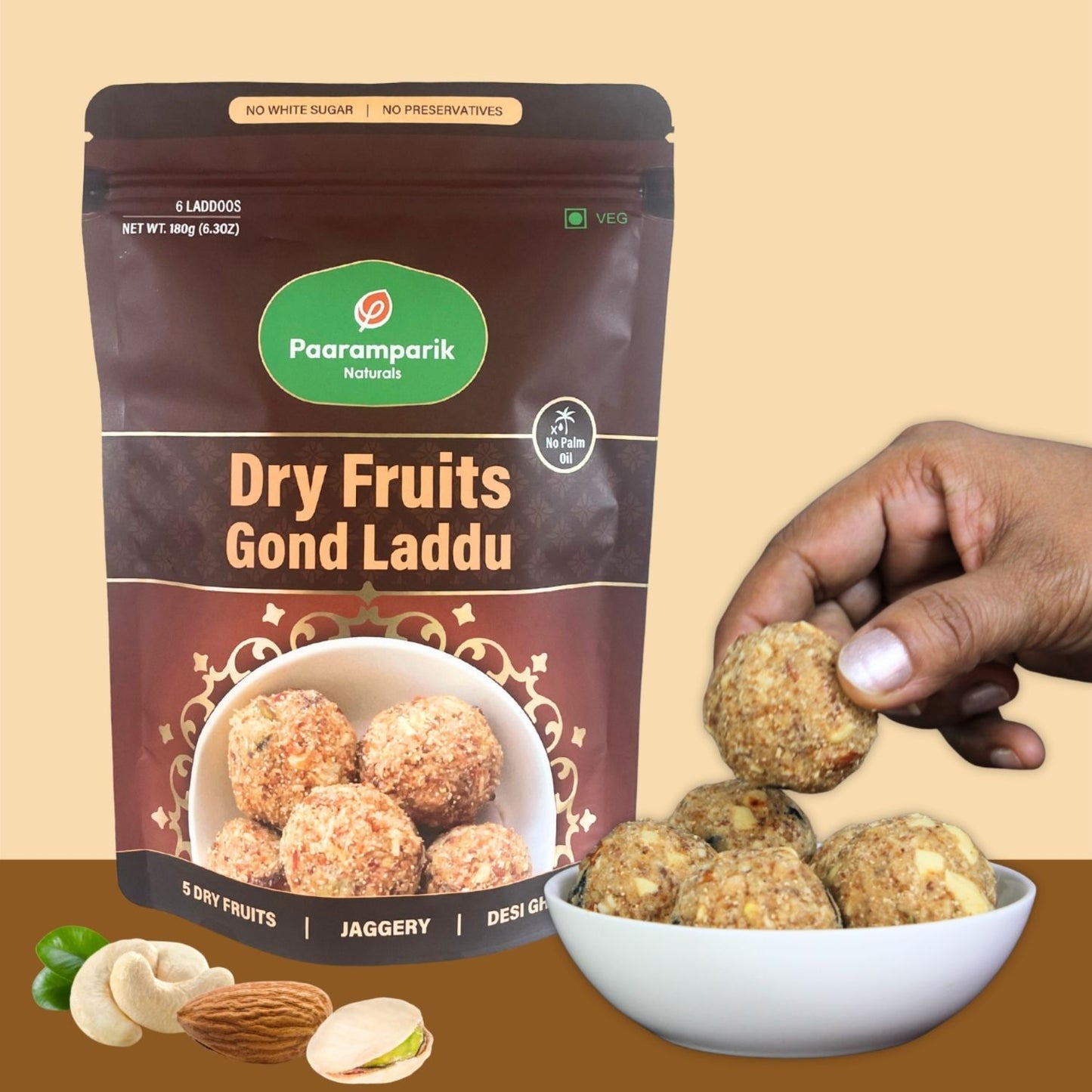 Dry Fruit Gond Laddu Delight