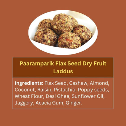 Flax Seed Alsi Laddu with Dry Fruits