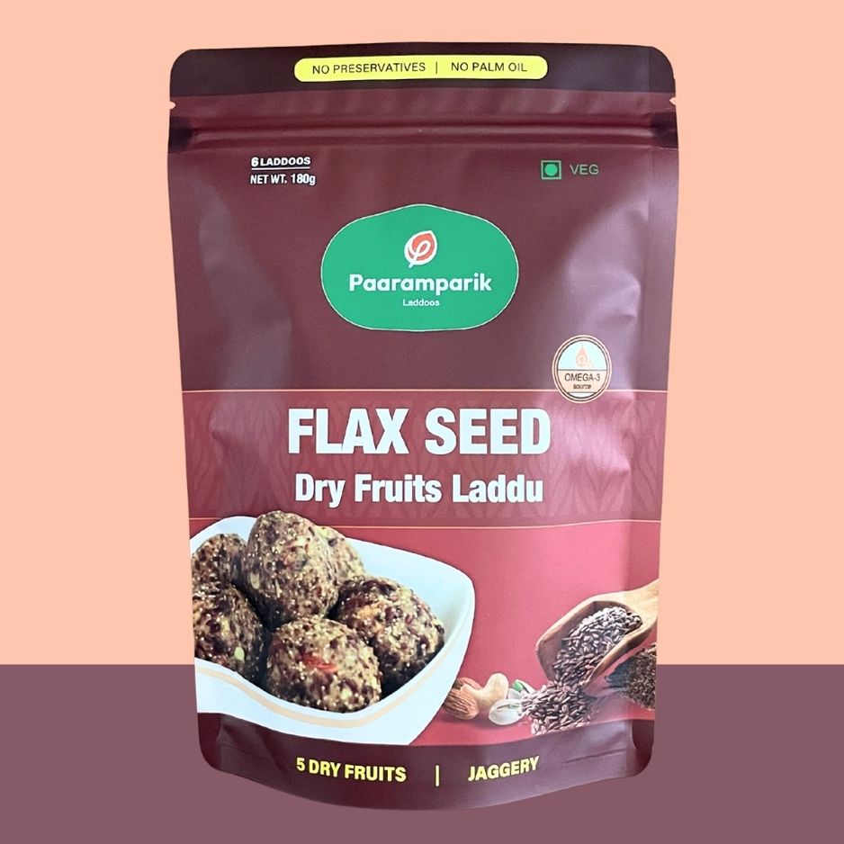 Flax Seed Alsi Laddu with Dry Fruits