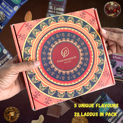 Dry Fruit Laddu Assorted Box – No added Sugar, 5 Flavour