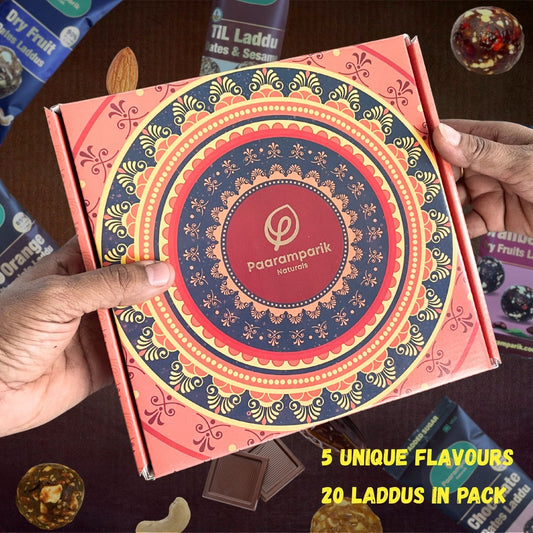 Dry Fruit Laddu Assorted Box – No added Sugar, 5 Flavour