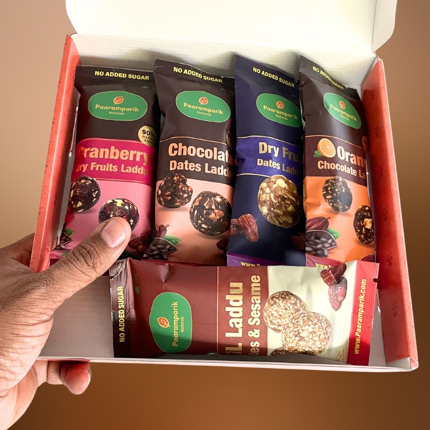 Dry Fruit Laddu Assorted Box – No added Sugar, 5 Flavour