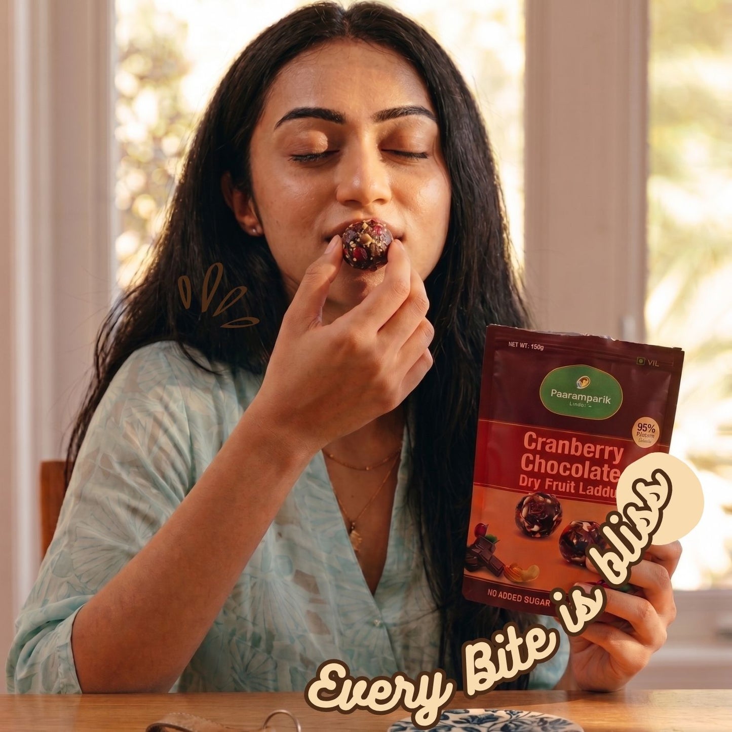 Chocolate Cranberry Dates Laddu with Dry Fruits