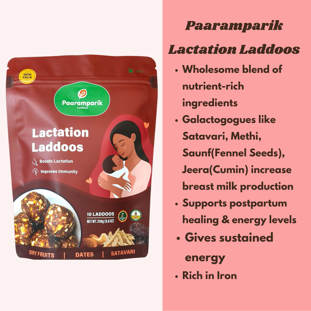 Lactation Laddus for Nursing Mothers to Enhance Breast Milk Production