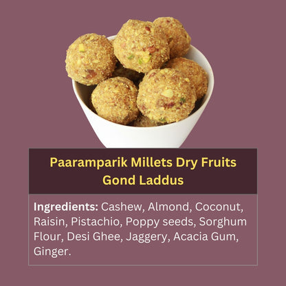 Millet Laddu with Dry Fruits