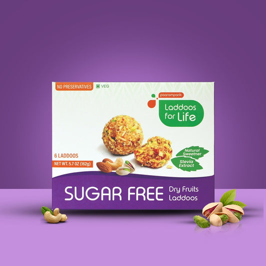 Sugar Free STEVIA Dry Fruit Laddu – 6 pieces